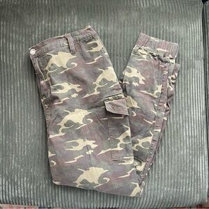 Camo Cargo jogger pants